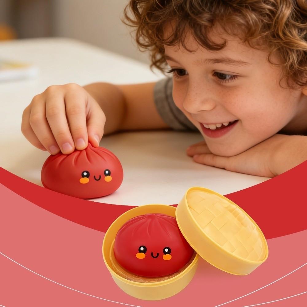 with Steamer Dumplings Blind Box Squishy Toy Stress Relief Sensory Ball  For Stress Anxiety Relief