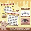6-Row 3D Faux Mink Lash Natural Look Fake Eyelash Long Lasting False Eyelashes  Personal Care