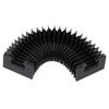 Bellows Linear Dust Cloth Black CNC Dust Cover Cloth Stretched Guide Rail HGR20