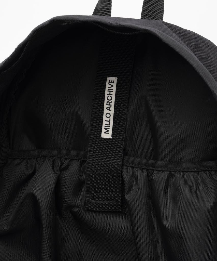 Millo Archive [Ma X Eastpak] Стильный новый рюкзак, подвергшийся стирке [Выстиранный черный]