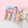Rolls/box Grid Washitape Stationery Decorative Ribbons Masking Tape Sticker Washi Tape Set Adhesive