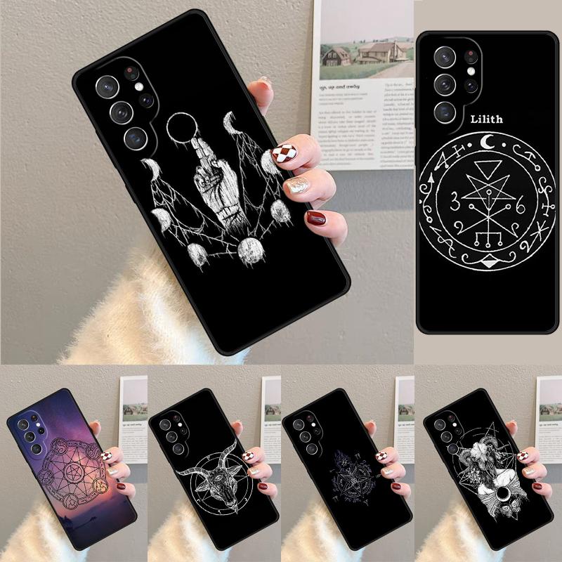 Чехол из ТПУ для телефона с пентаграммой, колдовством, оккультизмом, для Samsung Galaxy note 10 pro S26 S25 S24 S23 S22 Ultra Plus S21 FE S20
