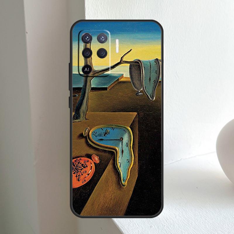 Чехол Salvador Dali Art для OPPO A80 A60 A40 A5 A6 Pro A15 A17 A57 A16 A76 A96 A18 A38 A58 A78 A98 A54 A74 A94