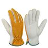 Heavy Duty Leather Work Gloves Motorcycle Riding Gardening Construction Mechanical Repair Full Finger Anti-Slip Wear