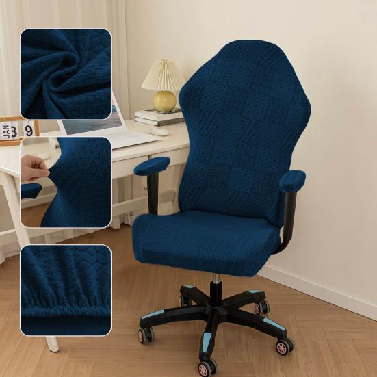 Yousheng Эластичный чехол для компьютерного кресла, чехол для игрового кресла с защитой подлокотников, цветочный облегающий чехол на кресло для дома, офиса, компьютерных кресел