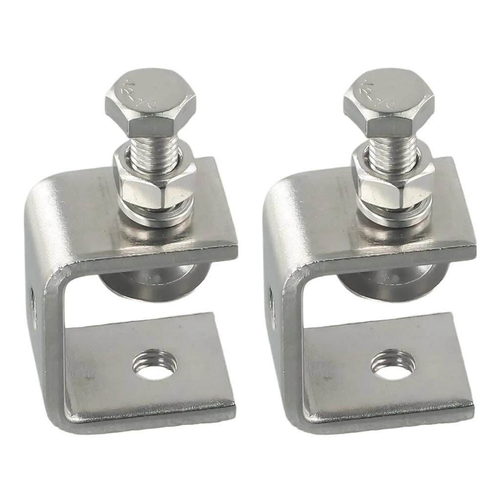 Corrosion-resistant C-clamp Jaw Small Desk Clamp 16-25mm Clamp Range Easy To Install Ractical Design Stainless Steel