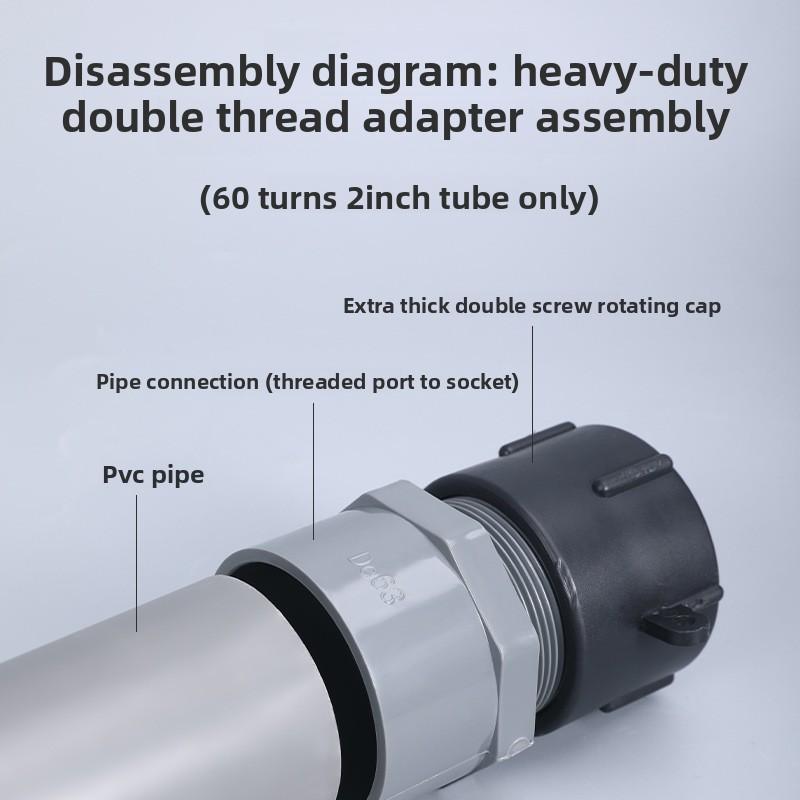 Аксессуары для тонального барабана Переходники для клапанов ПВХ шаровые краны Разъемы для водопроводных труб Переключатели для шлангов 4/ 6 точек 1 дюйм 2 дюйма