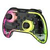 Беспроводной игровой контроллер NS/NS2 с неоновой RGB-подсветкой, функцией Rapid Fire, вибрацией, шестиосевым гироскопом и совместимостью с оригинальными кнопками