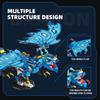 461PCS Blue Flying Dragon Building Blocks Prehistoric Water Dragon Animal Model Bricks Desktop Display Kids Toys Holiday Gifts