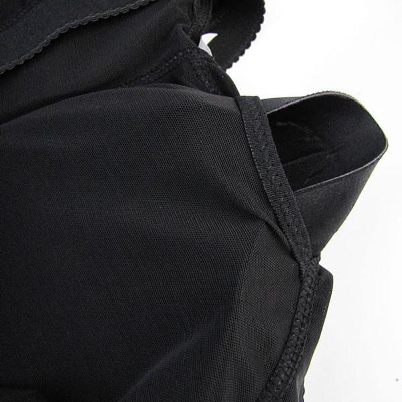 S-3XL Plus Size Women's Padded Butt Lifter Shaper Boxer Briefs Seamless Push Up Fine Mesh Upturned Buttock Panties