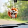 Car Fox Enchanting Hanging Decoration Vibrant Acrylic Pendant For Interior Style