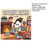 Cartoon Coloring Book Single-Sided Pages Spooky Design Adults Teens Relaxation Coloring Page Illustrations