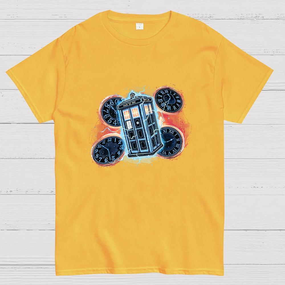 The Ripple of Time Cotton Casual Cool Loose T-Shirt