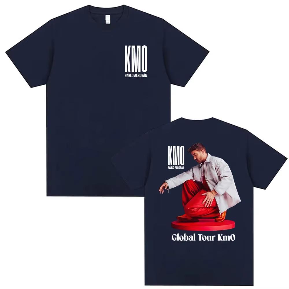 2026 Summer Pablo AlboráN Global Tour Kmo 2026 Merch T Shirts Men Women Fashion Vintage Hip Hop Tshirt For Men And Women