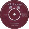 7inch Record LAUREL AITKEN  Sweet Jamaica  Bossa Nova Hop 45CC13 Dice 1963 UK Reggae Ska  Dub Used