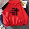 PRAYFOR Charlie Kirk Hoodies Graphic Printing Soft Sweatshirts Long-sleeved  Fleece Clothing  Harajuku Charlie Kirk Pullovers