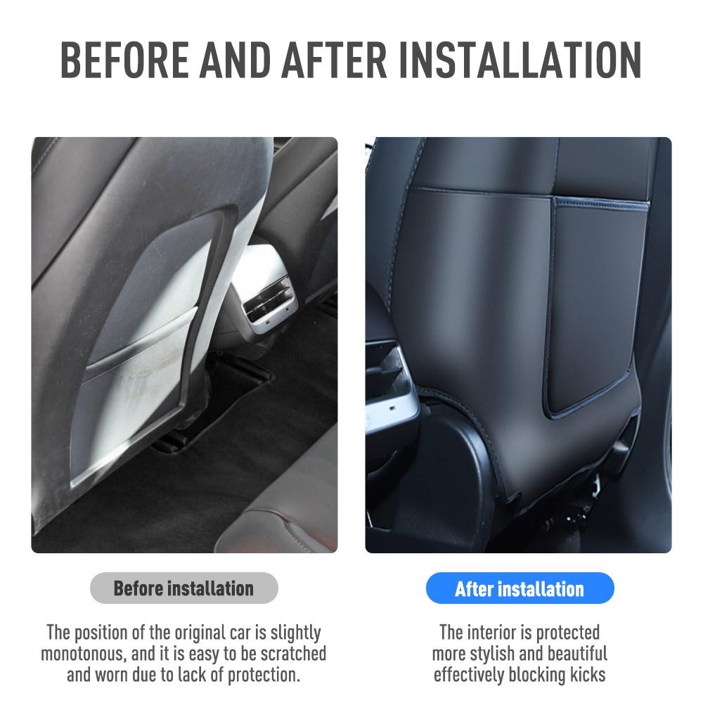 Для Tesla Model 3 Model Y 2022 Seat All Inclusive Anti Dirt Cover Front Seat Child Anti Kick Pads Car