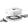 Хаб RayCue для Mac Mini с NVMe SSD, HDMI 4K, картой данных и разъемом для наушников для Mac Mini Pro 2024, 10-в-1 USB-C M4/M4 Pro, Расширение, 60 Гц, Порт USB-C,