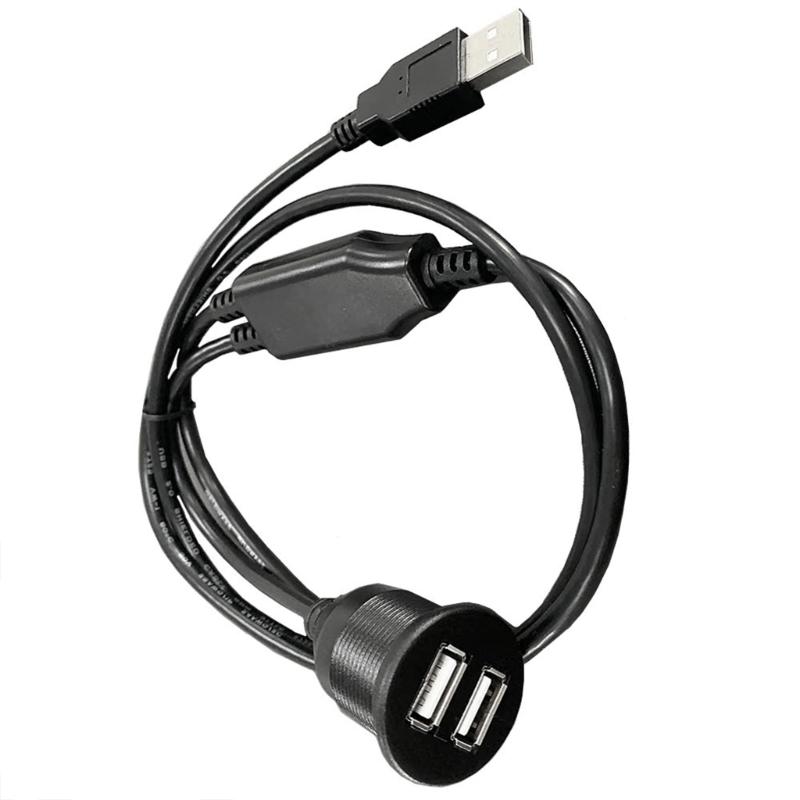 Более быстрая и эффективная зарядка Двойные порты USB Панель для скрытого монтажа Автомобильные аксессуары Поддержка передачи данных или зарядки