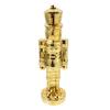 40Cm Glass Nutcracker Statue: Creative Holiday Decoration for Tabletop Floor Standing Display Festive Home Decor Christmas