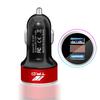 Автомобильное зарядное устройство 2 USB порта Быстрая зарядка Цифровой дисплей Автоаксессуары для Toyota GR TRD Fortuner Chr Verso Prius Hiace Yaris Trd Camry