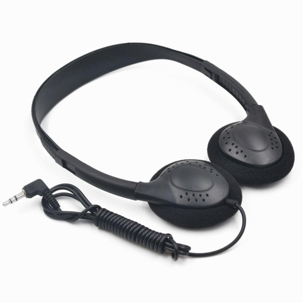 Wired Headworn Wired Headset Black Headphone Universal Headset Cellular Wired Headset  Gift