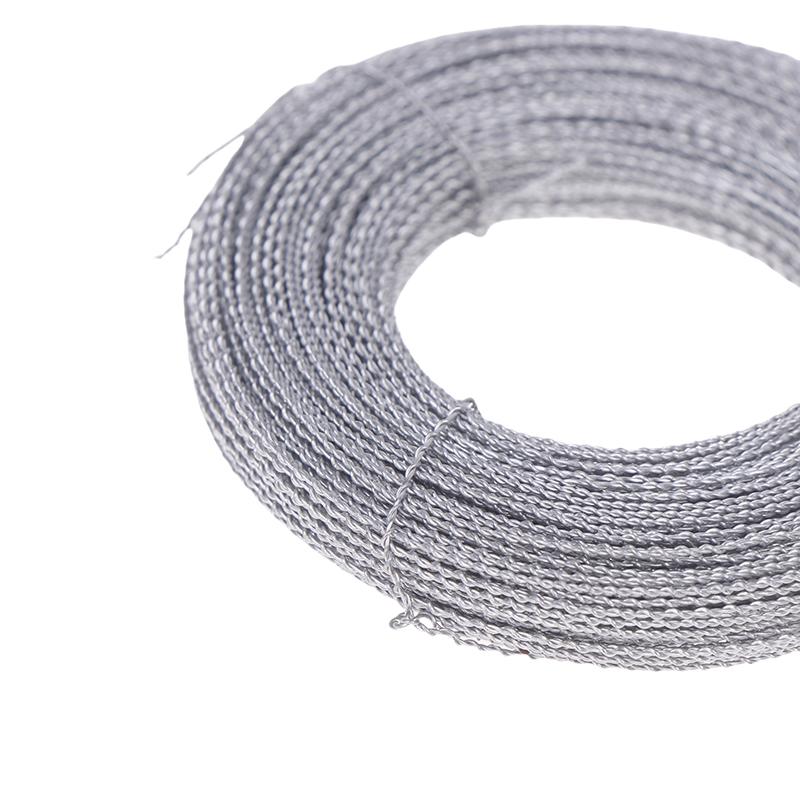 Комплект пломбировочных пряжек для электросчетчика Широко используется Железная нить Пломбировочный провод Двужильный 40 м/рулон