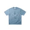 X C.P. Company Mercerized Jersey 30/2 Twisted T-Shirt Blue Unisex Tops TS012A006247G846