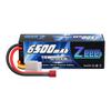 Zeee 14.8V 80C 4S 6500mAh LiPo Battery with T-Plug, High Capacity Battery for RC Cars, Drones, and More