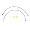 2PCS Faucet Connector Braided Supply Hose Line Stainless Steel 23.6in Universal Water Supply Line