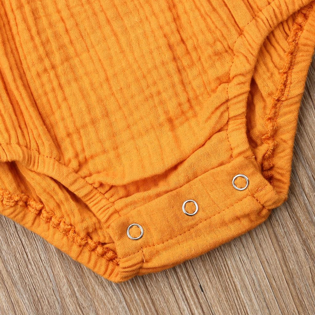 Одежда для новорожденных девочек 0-24 месяцев, комбинезон с длинными рукавами и рюшами, мягкий комбинезон, солнечный костюм