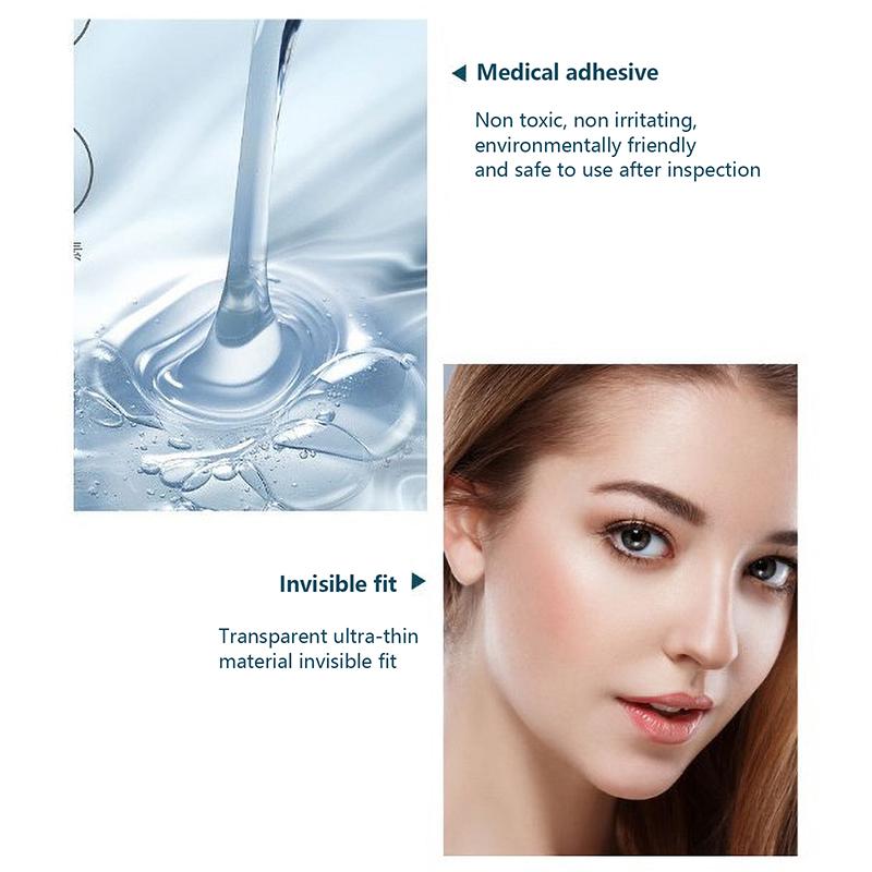 12 шт./3 листа водонепроницаемая клейкая лента для макияжа V-образного лица невидимая дышащая подтягивающая наклейка для лица подтягивающая подбородок