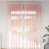 VidaXL Voile Curtains with Loops 2 Pcs Pink 140x260 Cm, Net Curtain, Sheer Curtain, Window Voile, 4102290