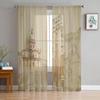 Old Italy Roman Culture Scenery Places Of Interest Sheer Curtains for Living Room Bedroom Window Voile Tulle Curtain Drapes