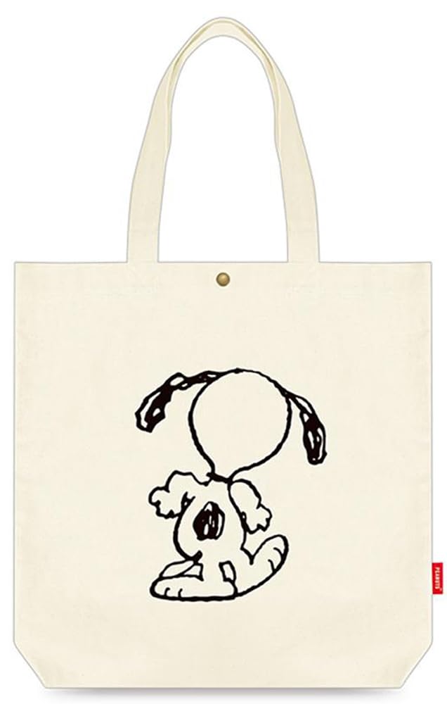 Тканевая сумка Snoopy с трещинами Белая 120668