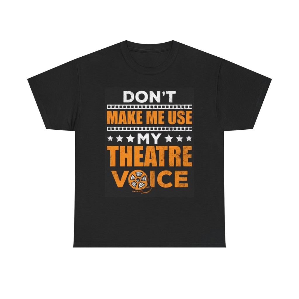 Men's and Women's T-shirts Theater Voice Graphic