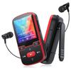 MP3-плеер 64 ГБ Bluetooth 5.3 с клипсой, Hi-Fi спортивный музыкальный плеер, 1,5-дюймовый экран, физические кнопки,