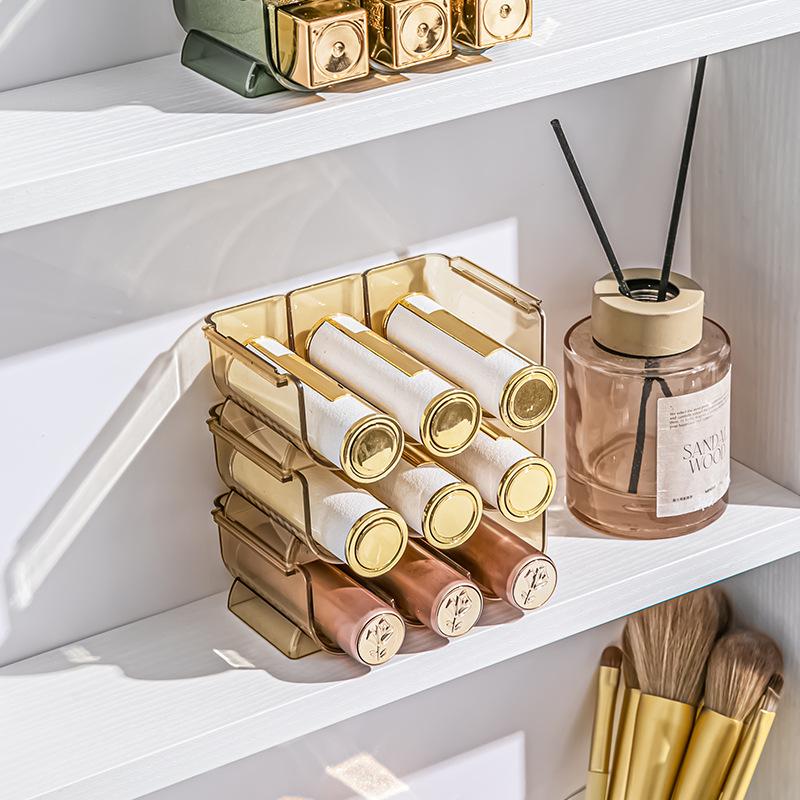 Fashion Lipstick Storage Box Cosmetic Jewelry Box Case Lipstick Display Stand Make Up Organizer Makeup Organizer Storage Case