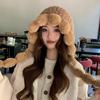 New Autumn and Winter Hat for Women Cloud Plush Knitted Hat for Winter Warmth and Cold Protection Ear Protection Hat Soft Girl Thickened Lei Feng Hat