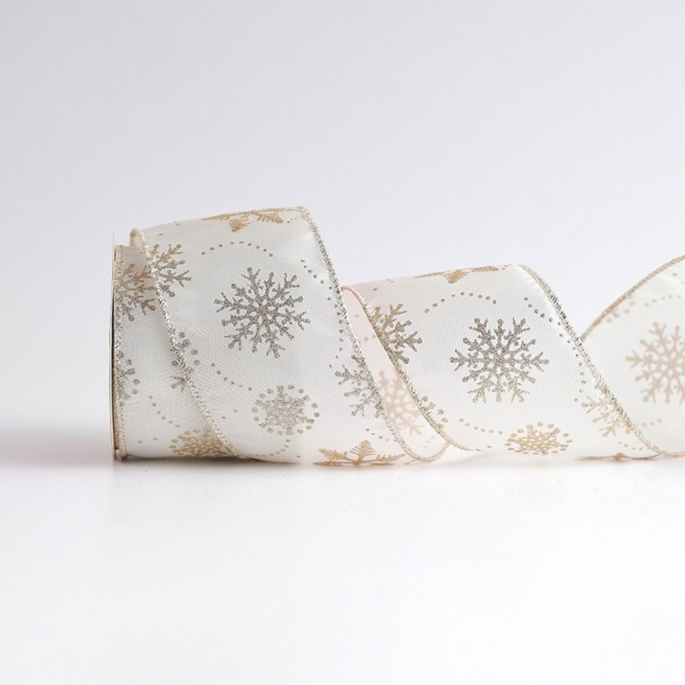 10 Yards Christmas Ribbons Imitation Hemp Material Bows Craft Decoration Christmas Decorations