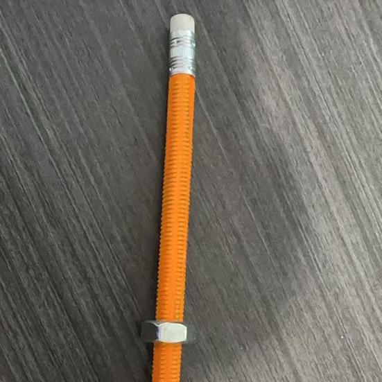 4/6/8 шт. Карандаш для снятия стресса с гайкой, деревянный карандаш с резьбой, для школьной работы, снятие тревожности, бесшумный успокаивающий вращающийся карандаш-фиджет с гайкой