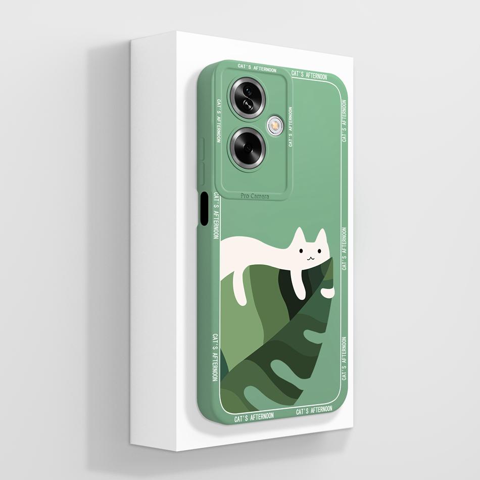 Милые Чехлы-Панды Для Oppo A79 5G Чехол Для Oppo A2 5G Полная Защита Funda Для Oppo A 79 Корпус Мягкий Жидкий Силикон Задняя Крышка Capa