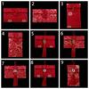 1 шт. парчовая ткань Праздник Весны 2025 Новогодняя вечеринка подарок Китайская свадьба Денежные конверты Хунбао Красные пакеты Красный конверт