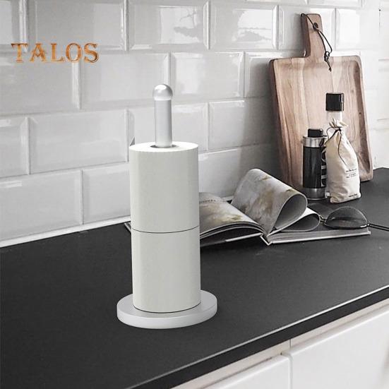 Держатель для бумажных полотенец на столешницу с утяжеленным нескользящим основанием, устойчивый к ржавчине и коррозии, держатель для бумажных полотенец из нержавеющей стали