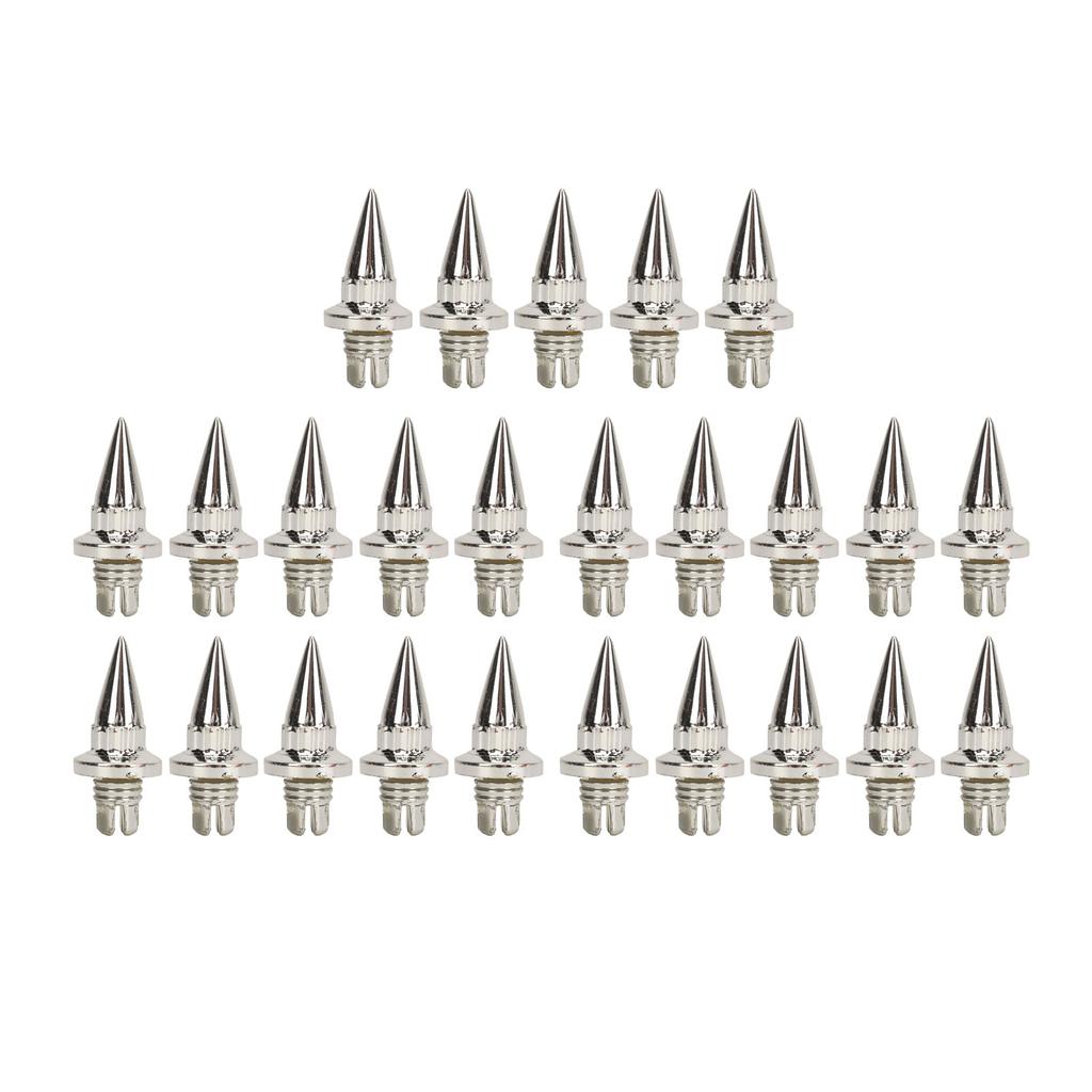 25Pcs Wheel Rim Rivet Nut Stylish Look Easy Installation Spike Wheel Rim Lip Rivet Nut for Wheels