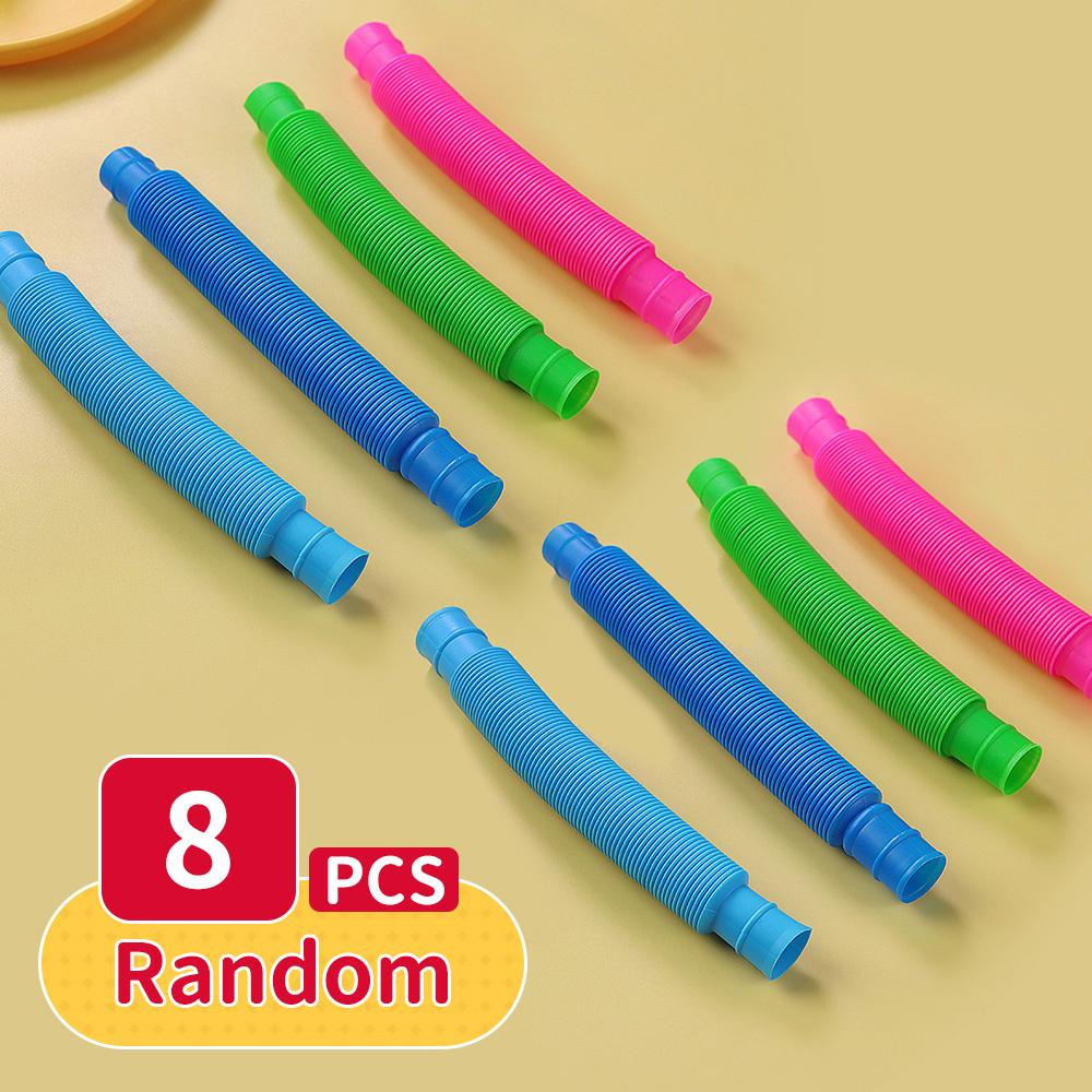 Сквиши Игрушки-антистресс Сенсорные Игрушки для Детей с Аутизмом и Тревогой Сенсорный Реливер Игрушки-Сжималки из Термоусадочной Трубки для Взрослых Игрушки-Горошины