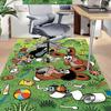 Animal Playtime Chaos Carpet For Playroom Bedroom Living Room Sofa Home Decorkids Game Area Rug Nonslip Floor Mat