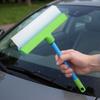 Window Cleaning Kit Anti-Slip Silicone Window Squeegee Kit Wear Resist Microfiber Cleaning Mop for Shower Glass Mirror Door Car