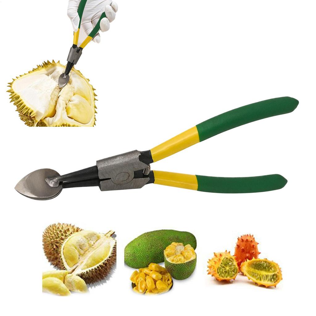 Stainless Steel Durian Opener Clip Rustproof Pliers Durable Durian Peel Breaking Tool for Restaurant Household Cooking Tools