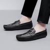 Fashion Man Walking Shoes Moccasins Genuine Leather Men Loafers Handmade Slip On Footwear Classic Business Shoes Breathable Male Flats